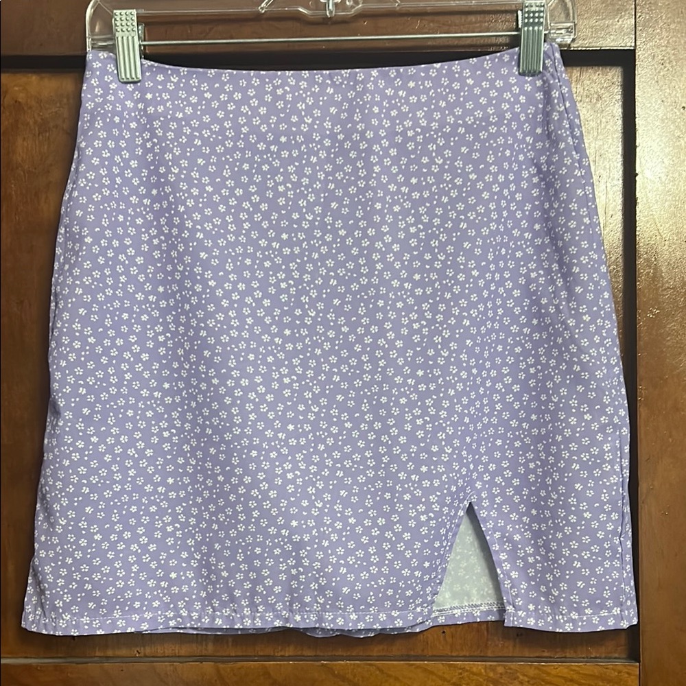 Floral Purple Skirt